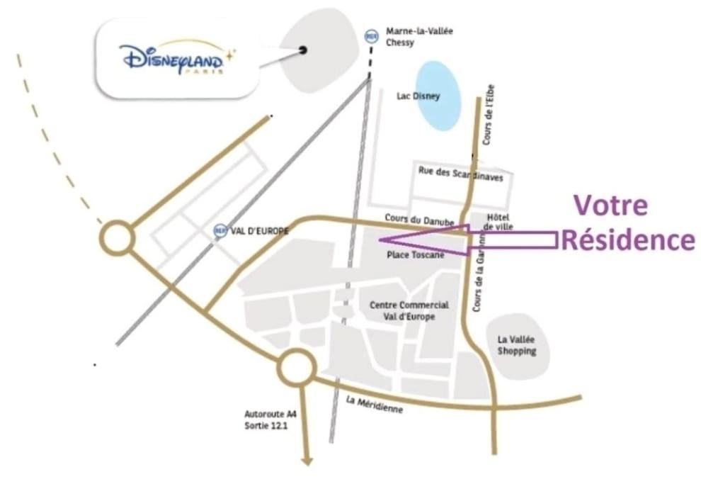 Superbe A 5 Minutes De Bus De Disneyland Apartment